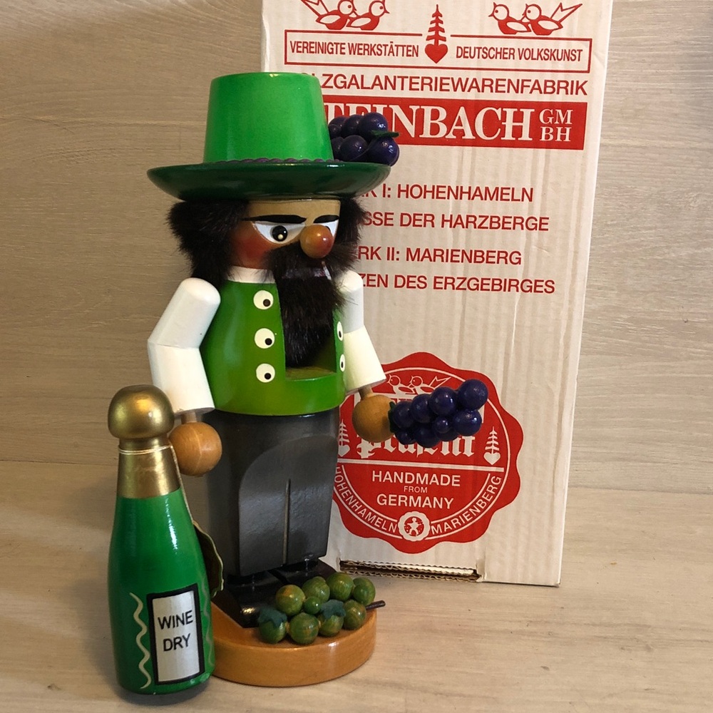 Steinbach Chubby Wine seller Nutcracker, limited edition and retired Pls Read
